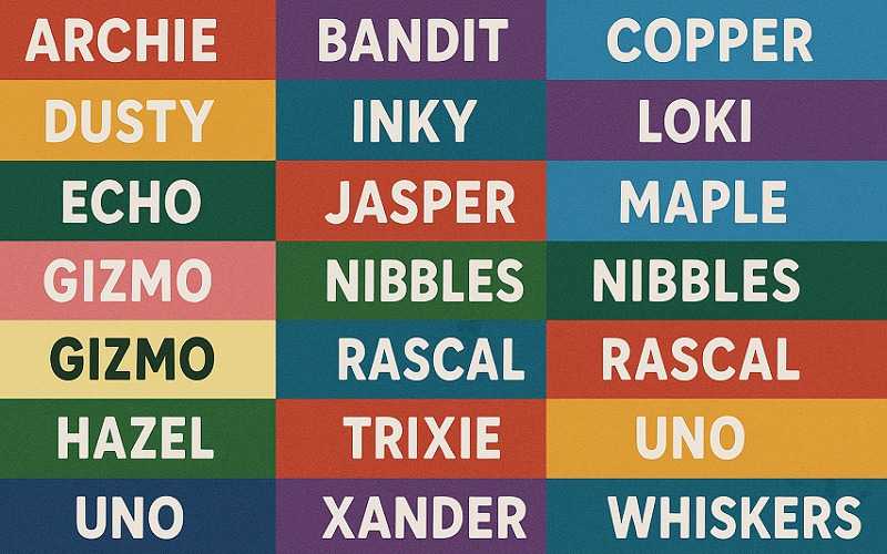 A to Z Raccoon Names