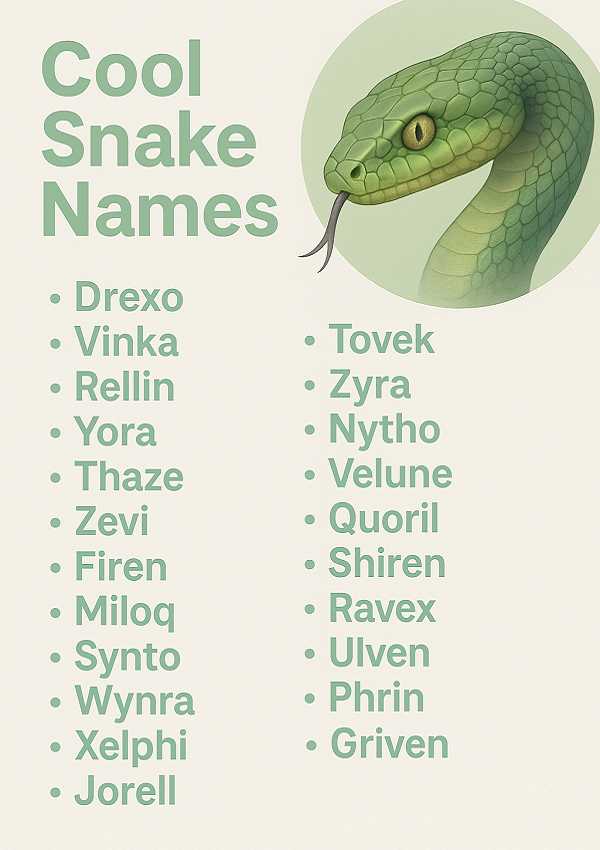 Cool Snake Names