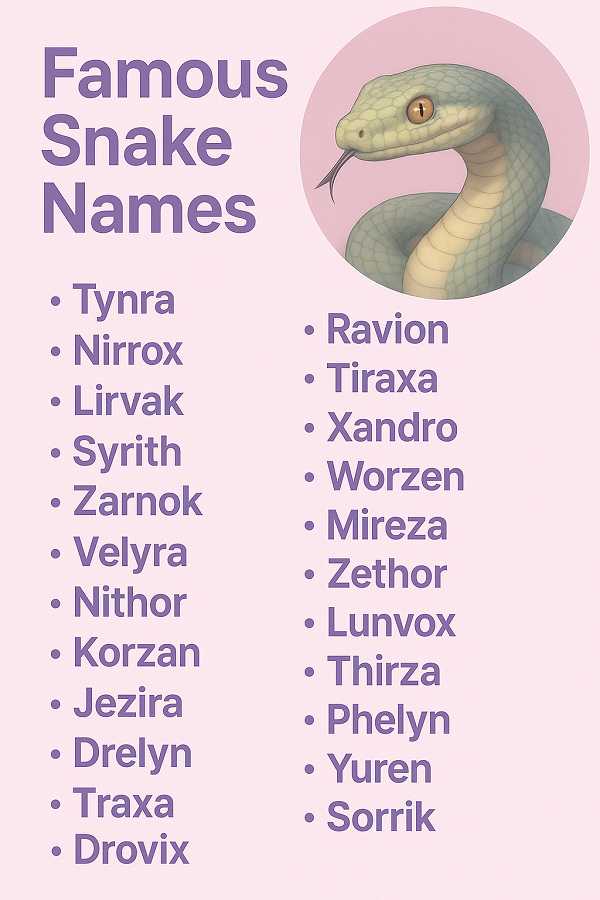 Famous Snake Names