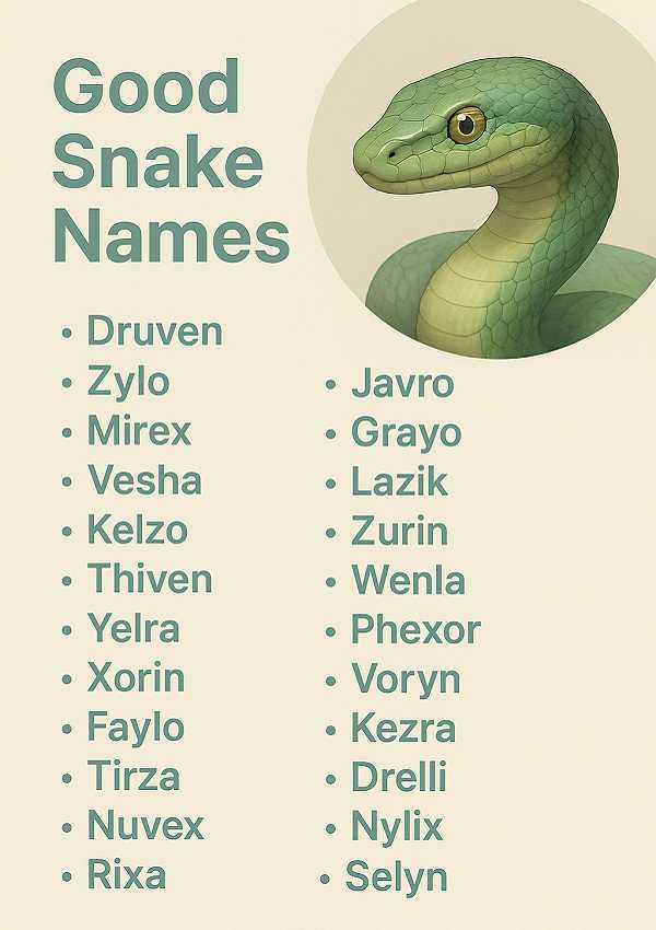 Good Snake Names