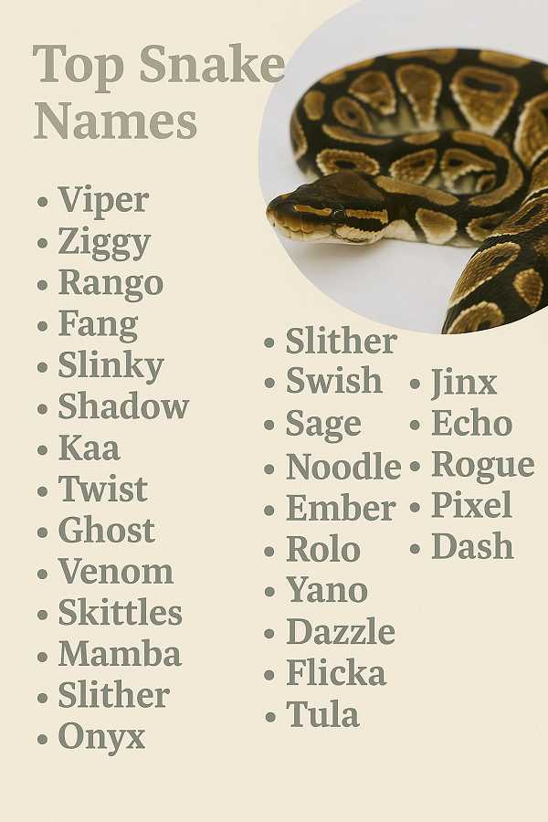 Top Snake Names