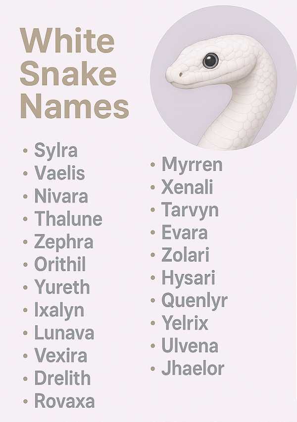 White Snake Names