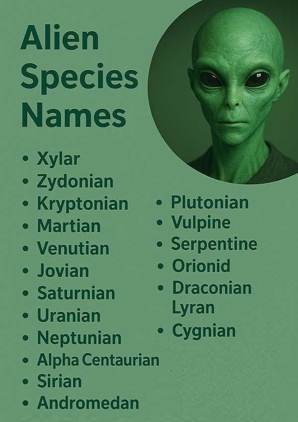 Alien Species Names