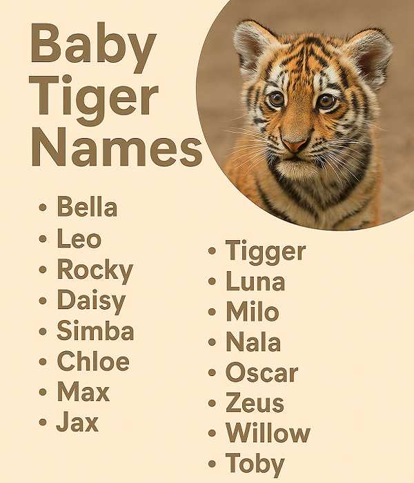 Baby Tiger Names