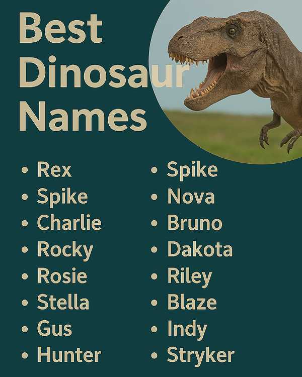 Best Dinosaur Names