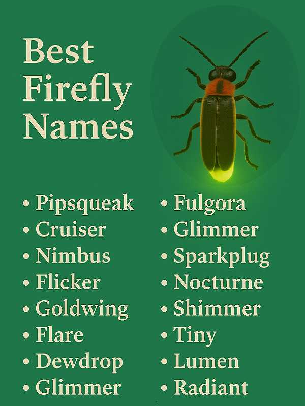 Best Firefly Names