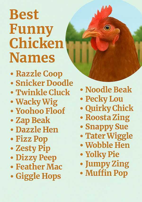 Best Chicken Names