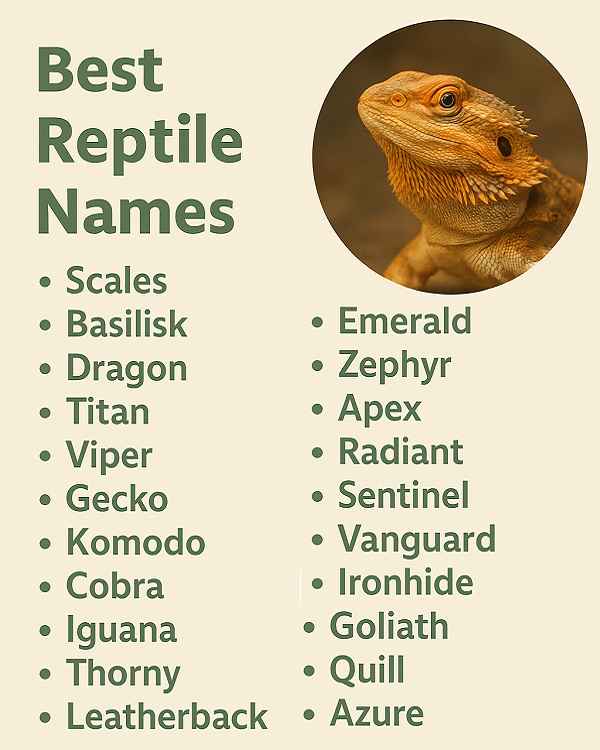 Best Reptile Names