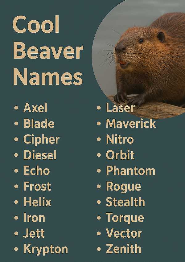 Cool Beaver Names