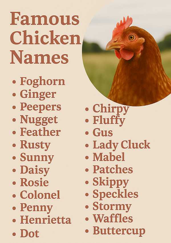 Famous Chicken Names