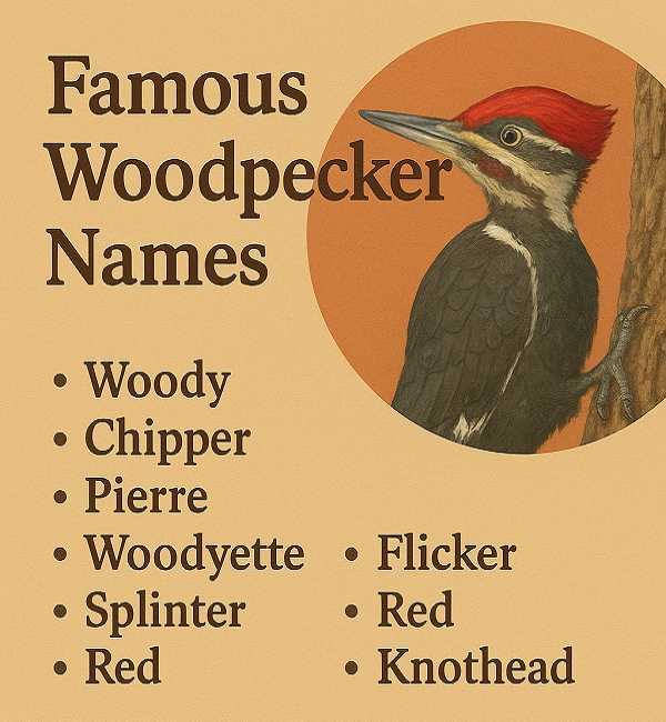 Famous Woodpecker Names