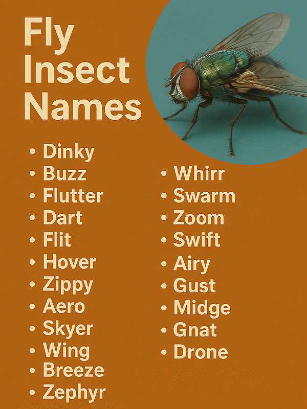 Fly Insect Names