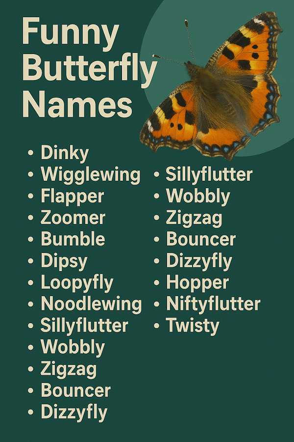 Funny Butterfly Names