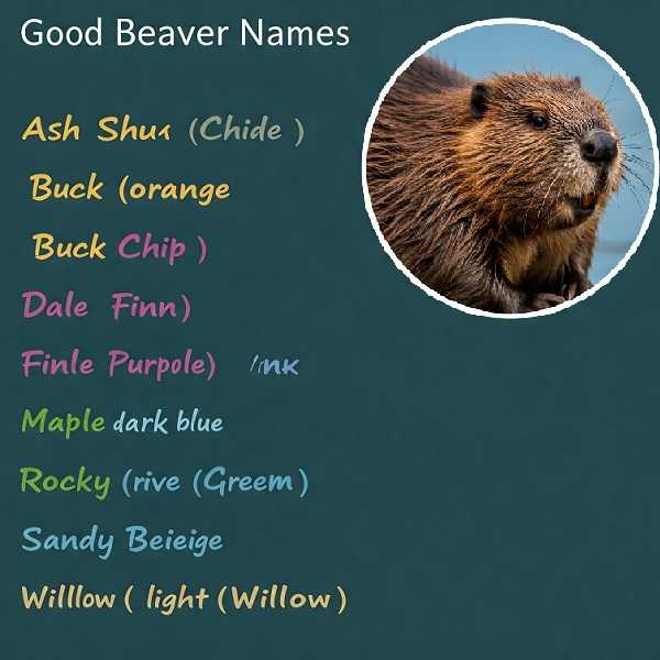 Good Beaver Names