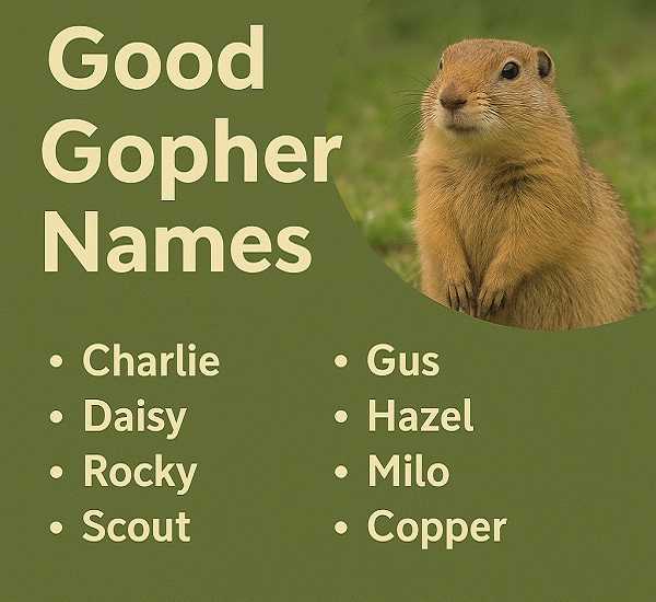 Good Gopher Names