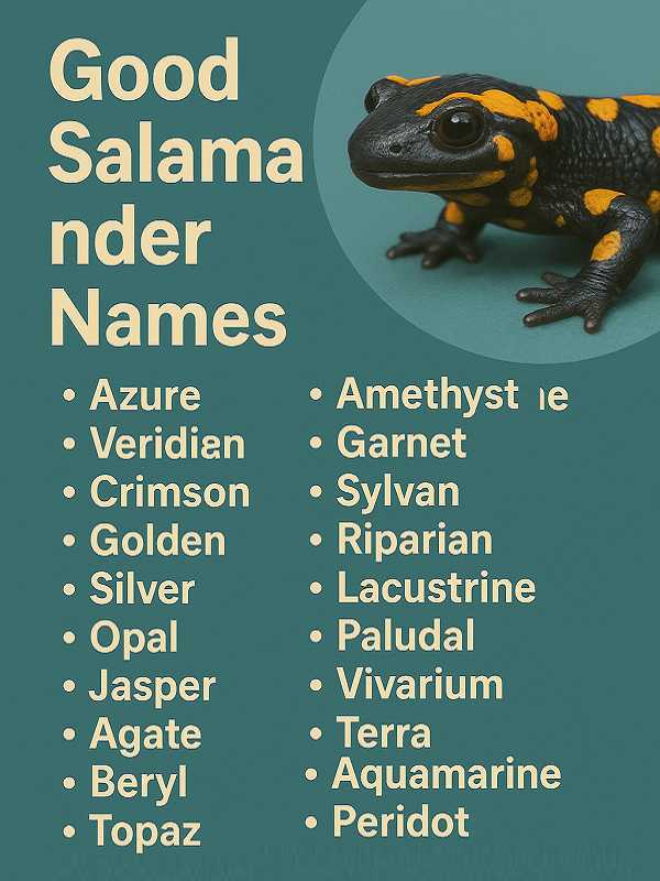 Good Salamander Names