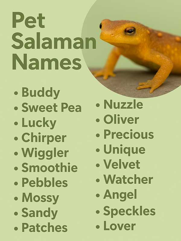 Pet Salamander Names