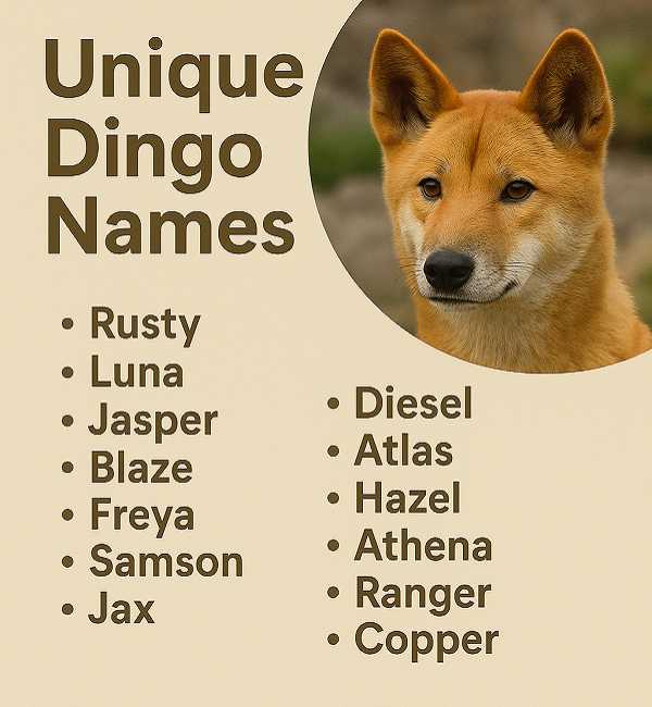 Unique Dingo Names