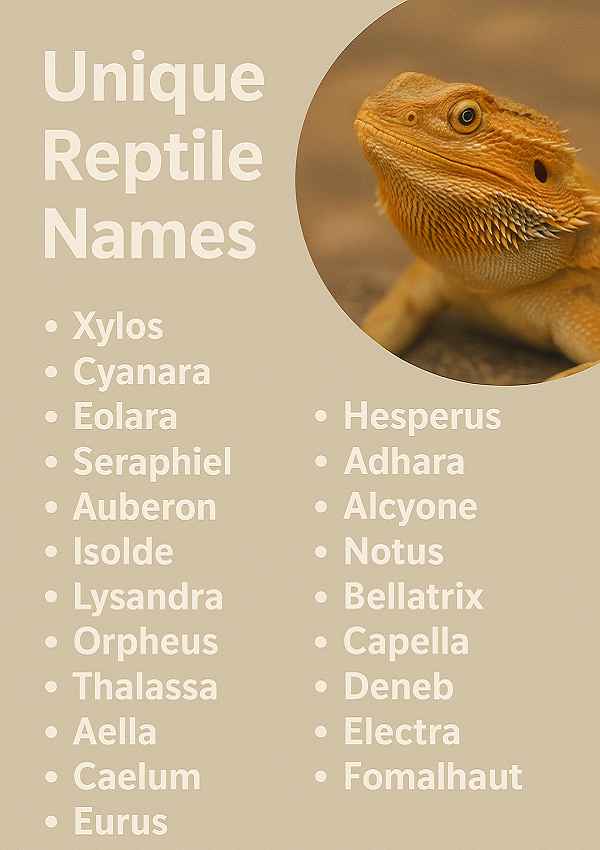 Unique Reptile Names