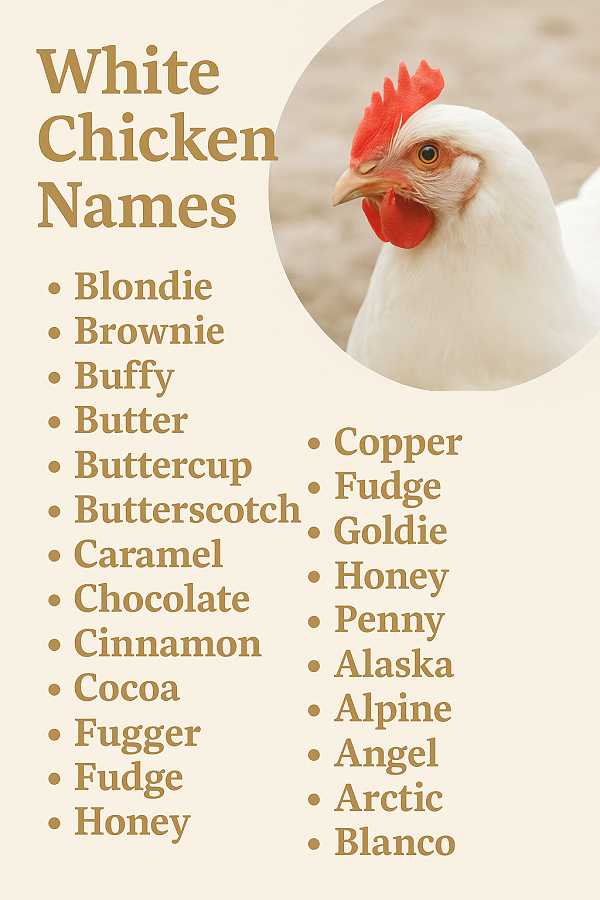 White Chicken Names
