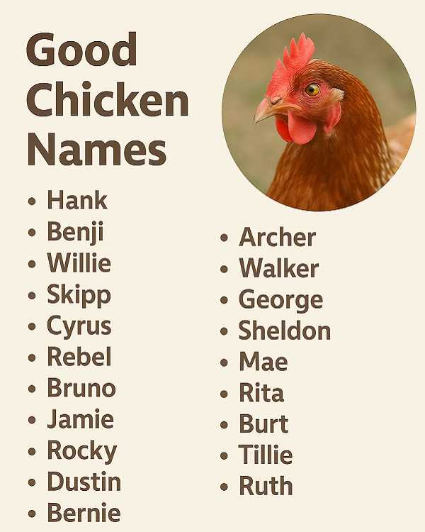 Good Chicken Names