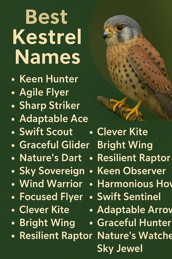 Best Kestrel Names