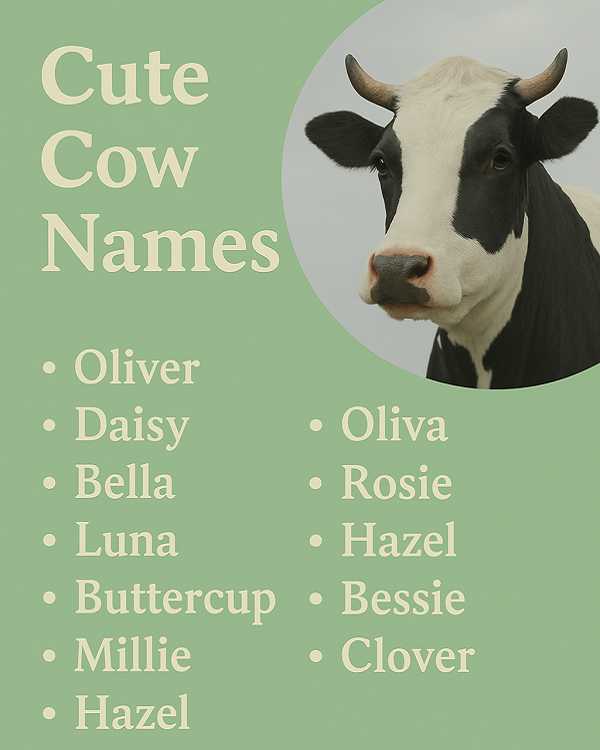 Cute Cow Names