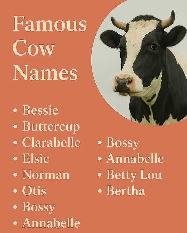 Famous Cow Names