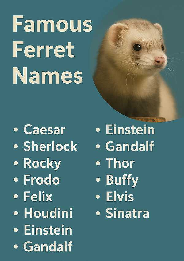 Famous Ferret Names