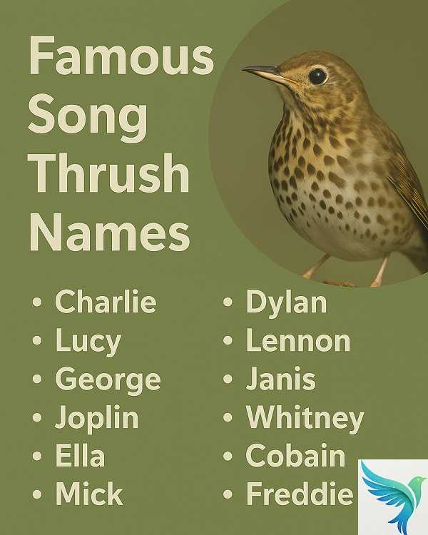 Famous Song Thrush Names