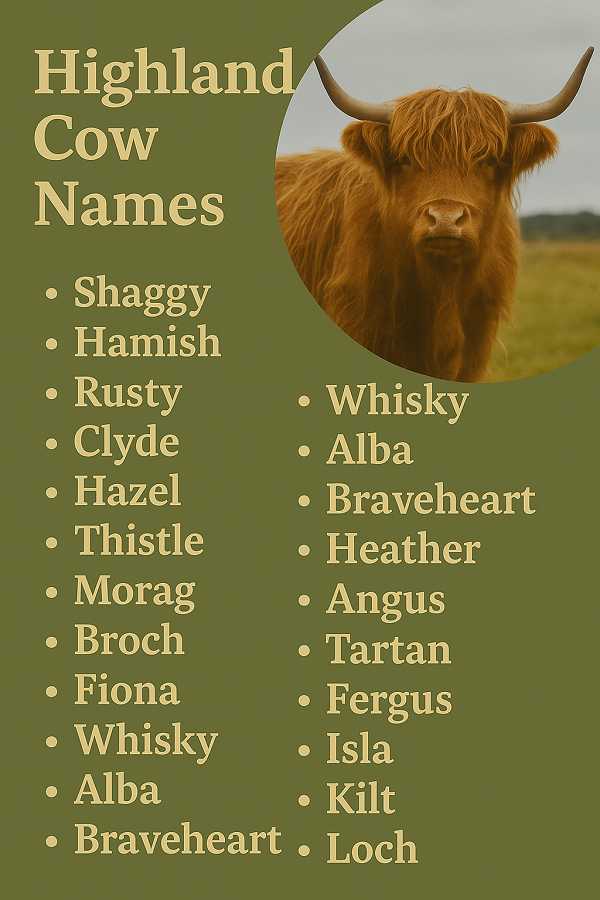 Highland Cow Names