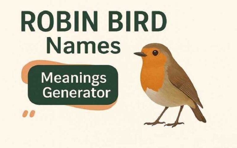 Robin Bird Names