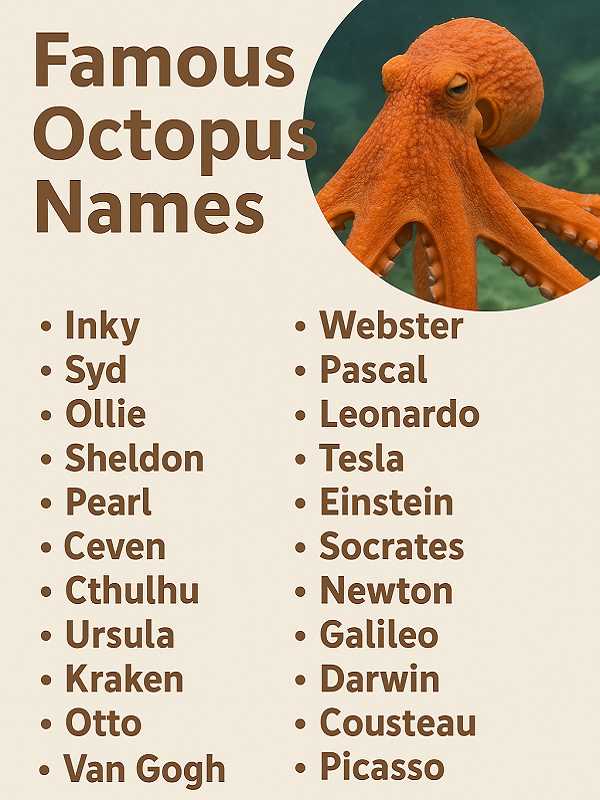 Famous Octopus Names