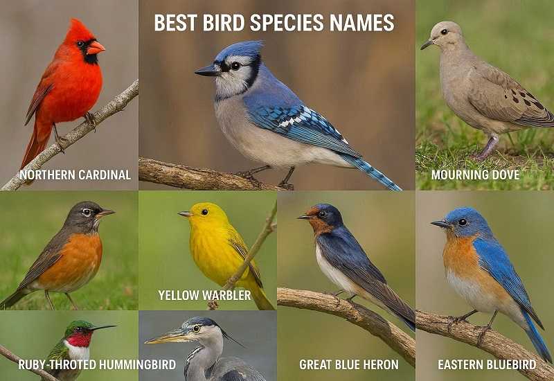 Best Bird Species Names