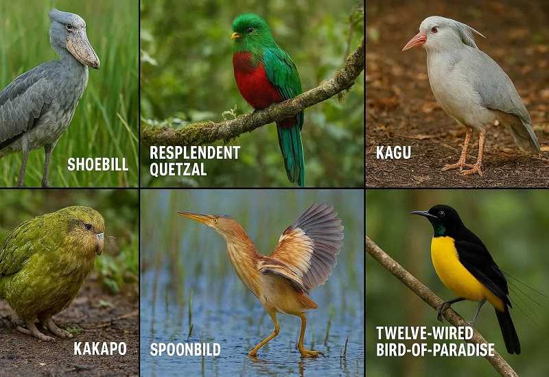 Rare Bird Species Names