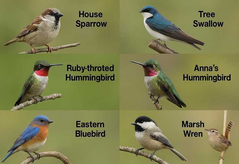 Small Bird Species Names