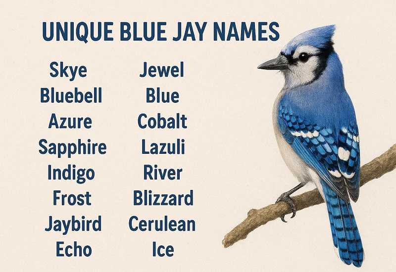 Unique Blue Jay Names