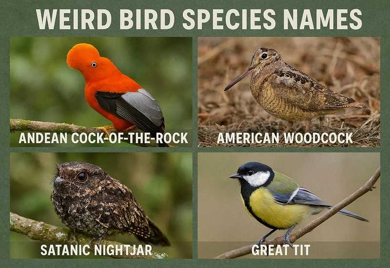 Weird Bird Species Names